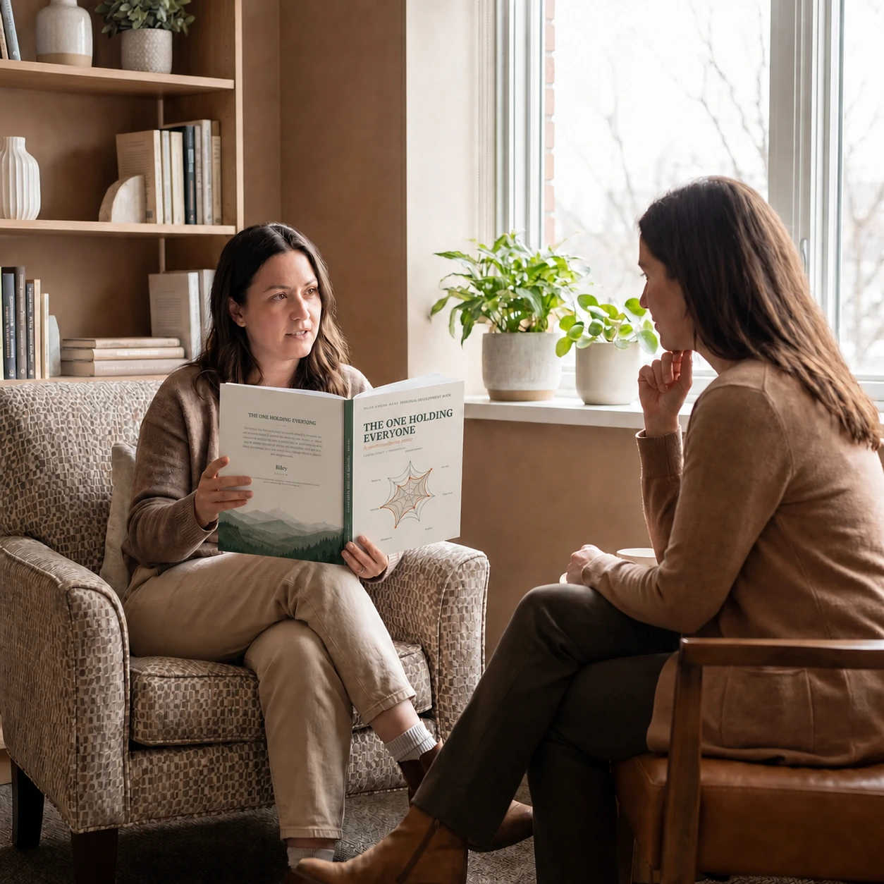 A professional conversation supported by a personalized Rilev Personal Development Book